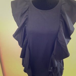 JCrew ruffle top